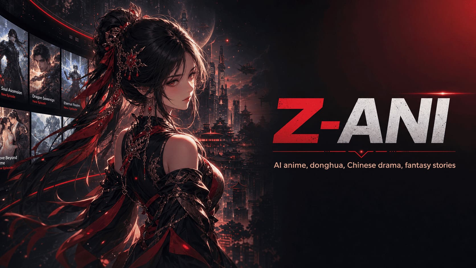 Z-ANI AI anime streaming promotional artwork